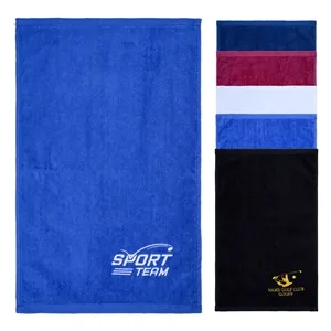 Cotton Velour Sports Rally Towels 11" x 18"