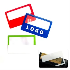 Measurement Credit Card Magnifier Pouch