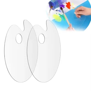 11.8 x 7.9 Inch Acrylic Paint Palette with Thumb Hole