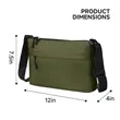 Anywhere Crossbody Bag With Front Zipper Pocket | https://www.bestnamebadges.com