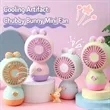 Portable Handheld Mini USB Fan Small Desktop Summer Cooler | https://www.bestnamebadges.com