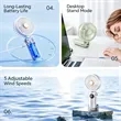 Portable Foldable Handheld Mini USB Fan | https://www.bestnamebadges.com
