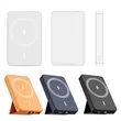 10000mAh Magnetic Wireless Power Bank with Foldable Stand | https://www.bestnamebadges.com