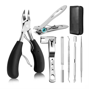 7pcs Heavy Duty Toe Nail Clippers with Long Handle