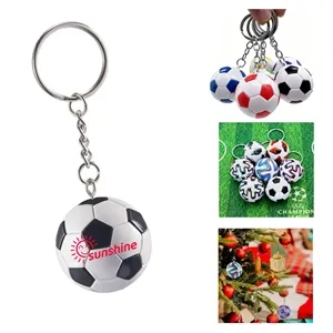 Soccer Ball Stress Reliever Key Chain