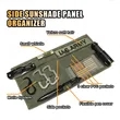 Tactical Car Sun Visor Organizer | https://www.bestnamebadges.com