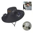 Solar Powered Fan Sun Hat | https://www.bestnamebadges.com
