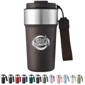 17 Oz. Custom Insulated Coffee Mug with 3-in-1 Lid