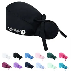 Adjustable Cotton Nurse Caps