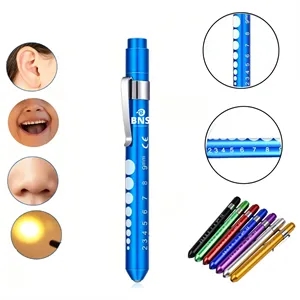 Pen Light with Pupil Gauge LED Penlight for Nurses Doctors