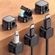 Spring Desk Cable Organizer Clips | https://www.bestnamebadges.com