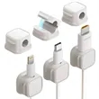 Spring Desk Cable Organizer Clips | https://www.bestnamebadges.com