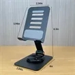 360 Rotating Foldable Cell Phone & Tablet Holder Stand | https://www.bestnamebadges.com
