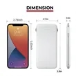 10000 mAh Power Bank with the Integrated Folding Wall Plug | https://www.bestnamebadges.com