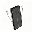 10000 mAh Power Bank with the Integrated Folding Wall Plug | https://www.bestnamebadges.com