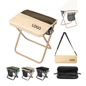2 in 1 Portable Folding Camping Stool with slingbag