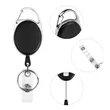 Oval Retractable Badge Reel W/ Belt Clip&Key Ring | https://www.bestnamebadges.com