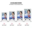 Windmaster Sign Holder with Steel Base | https://www.bestnamebadges.com