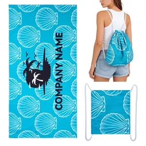 2-in-1 Beach Towel & Backpack Combo