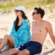 2-in-1 Beach Towel & Backpack Combo | https://www.bestnamebadges.com