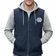 CornerStone® Duck Fleece Full-Zip Hooded Jacket | https://www.bestnamebadges.com
