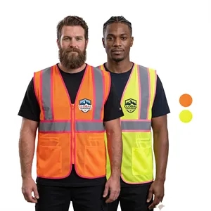 Lady Hi Vis Class 2 Mesh Reflective Safety Vest w/ 2 Pockets