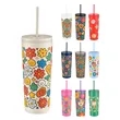 Union Printed - 24 Oz. Double Wall Tumbler w/ Leak Proof Str | https://www.bestnamebadges.com