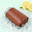 Custom Logo PU Leather Insulated Can Cooler | https://www.bestnamebadges.com