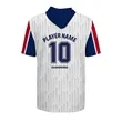 Custom Full Color Sublimated Short Sleeve Hooded Shirt | https://www.bestnamebadges.com