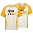 Customized UPF 50+ Short Sleeve Performance Hooded T Shirt | https://www.bestnamebadges.com