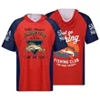 Customized UPF 50+ Short Sleeve Performance Hooded T Shirt | https://www.bestnamebadges.com