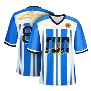 Personalized Full Color Sublimated V Neck Soccer Jersey