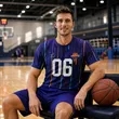 Full-Color Crew Neck Mesh Football Jersey | https://www.bestnamebadges.com