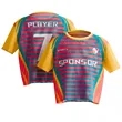 Full-Color Crew Neck Mesh Football Jersey | https://www.bestnamebadges.com