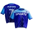 Full-Color Crew Neck Mesh Football Jersey | https://www.bestnamebadges.com
