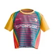 Full-Color Crew Neck Mesh Football Jersey | https://www.bestnamebadges.com
