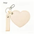 Heart Shaped Key Chain Mirror Bag Pendant | https://www.bestnamebadges.com