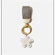 Keychain with Cherry Blossom Pendant | https://www.bestnamebadges.com