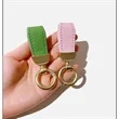 Keychain with Cherry Blossom Pendant | https://www.bestnamebadges.com
