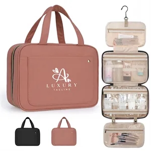 Premium Water-Resistant Nylon Hanging Toiletry Bag