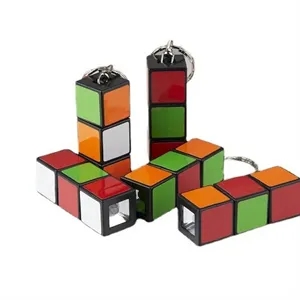 Cube LED Keychain