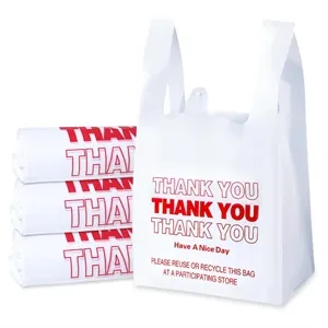 Custom Plastic T Shirt Bag with Handles