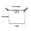 Nylon Dumpling Cosmetic Bag | https://www.bestnamebadges.com