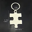 Puzzle keychain | https://www.bestnamebadges.com