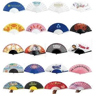 Custom Folding Plastic Rib Hand Fan