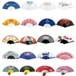 Custom Folding Plastic Rib Hand Fan | https://www.bestnamebadges.com