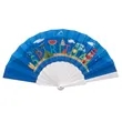 Custom Folding Plastic Rib Hand Fan | https://www.bestnamebadges.com
