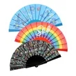 Custom Folding Plastic Rib Hand Fan | https://www.bestnamebadges.com