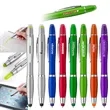 Custom Stylus Ballpoint Pen with Non-Drying Wax Highlighter, | https://www.bestnamebadges.com