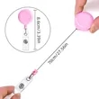 Retractable Badge Reel, ID Card Holder Lanyard | https://www.bestnamebadges.com